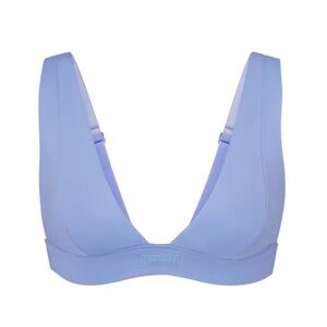 SKIMS Women’s Periwinkle Plunge Swim Top Size 4X